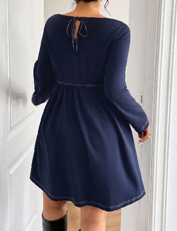 Rochie scurta SHEIN CURVE, albastru