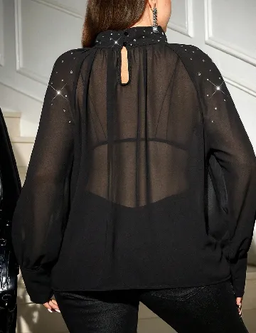 Bluza SHEIN CURVE, negru