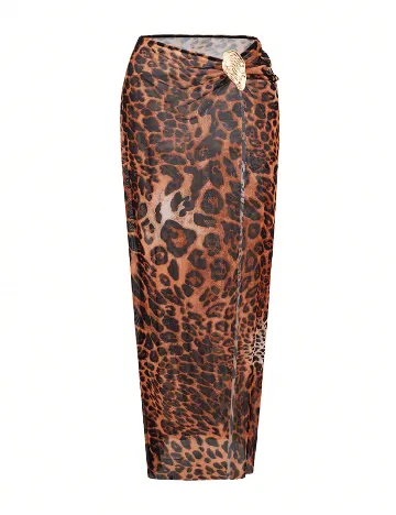 Costum de baie SHEIN, animal print