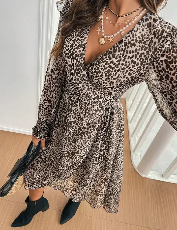 Rochie lunga SHEIN, animal print