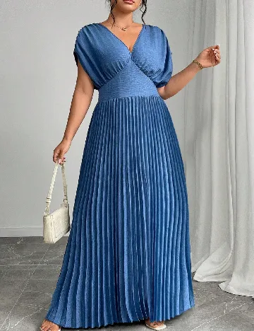 Rochie lunga SHEIN CURVE, albastru