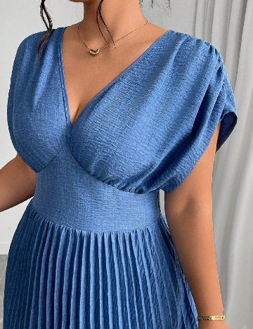 Rochie lunga SHEIN CURVE, albastru