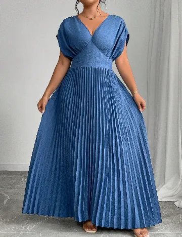 Rochie lunga SHEIN CURVE, albastru