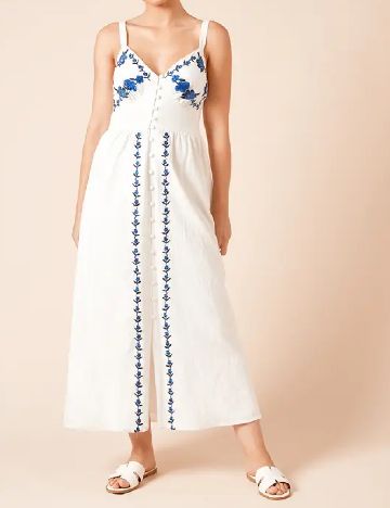 Rochie lunga Dorothy Perkins, alb