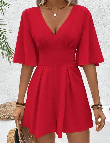 Salopeta SHEIN, rosu