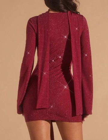 Rochie scurta SHEIN, visiniu