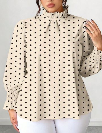 Bluza SHEIN CURVE, crem