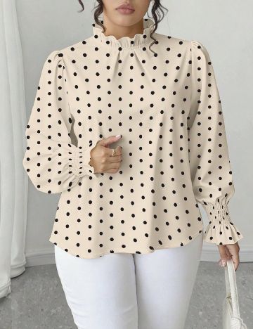 Bluza SHEIN CURVE, crem