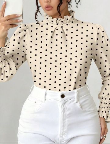 Bluza SHEIN CURVE, crem