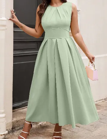 Rochie lunga SHEIN CURVE, verde