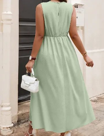 Rochie lunga SHEIN CURVE, verde