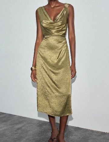 Rochie medie SHEIN, verde