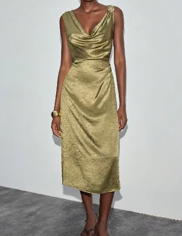 Rochie medie SHEIN, verde