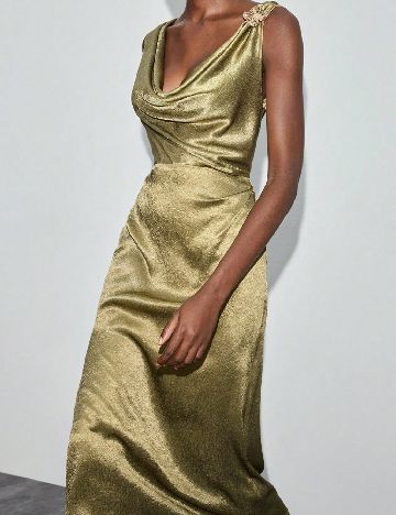 Rochie medie SHEIN, verde