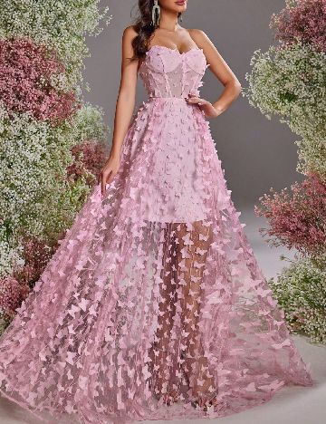 Rochie lunga SHEIN, roz