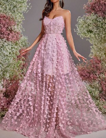 Rochie lunga SHEIN, roz