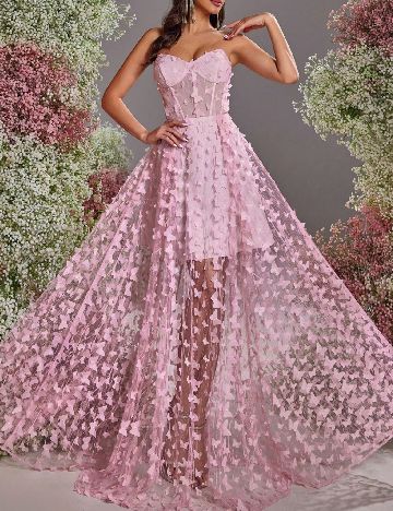 Rochie lunga SHEIN, roz