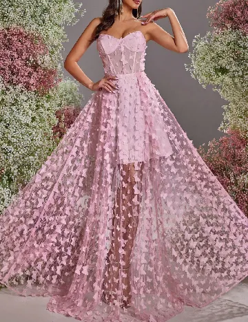 Rochie lunga SHEIN, roz