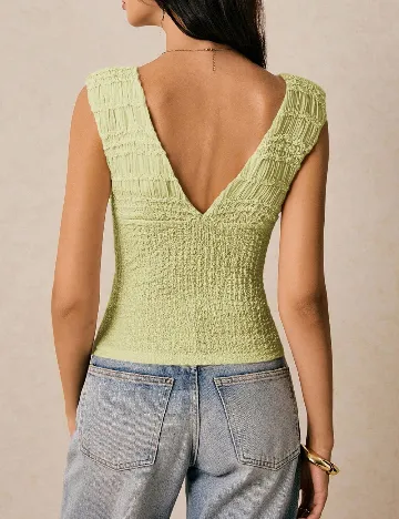Top SHEIN, verde