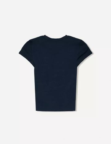 Top Bershka, bleumarin inchis