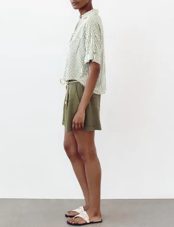 Pantaloni scurti Zara, verde