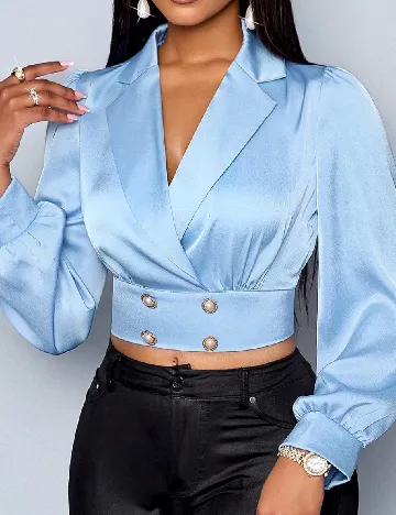 Bluza SHEIN, albastru