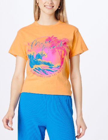 Tricou River Island, portocaliu