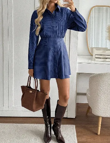 Rochie scurta SHEIN, bleumarin