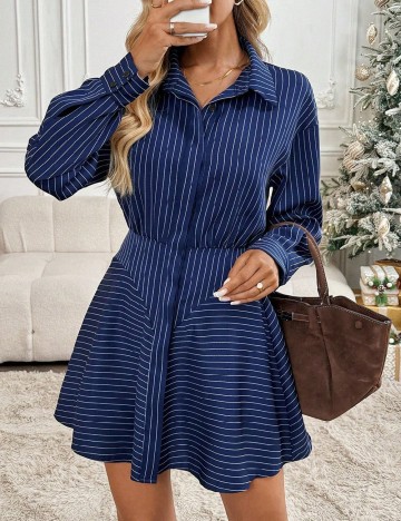 Rochie scurta SHEIN, bleumarin