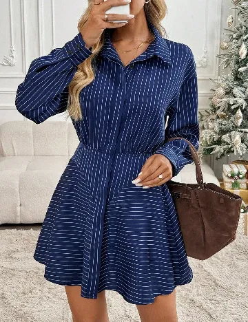 Rochie scurta SHEIN, bleumarin