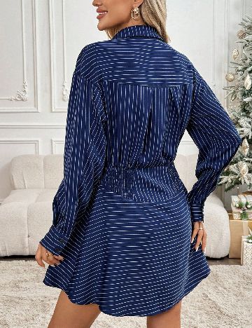 Rochie scurta SHEIN, bleumarin