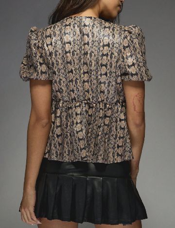 Bluza Missguided, imprimeu sarpe