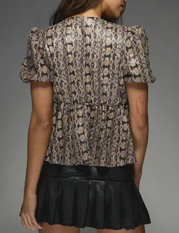 Bluza Missguided, imprimeu sarpe