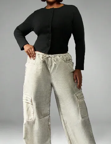 Bluza MISSGUIDED Plus Size, negru