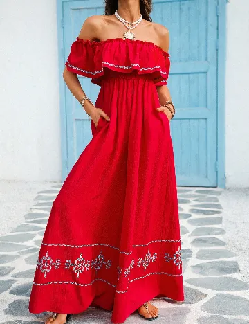 Salopeta SHEIN, rosu