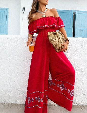 Salopeta SHEIN, rosu