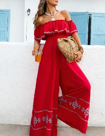 Salopeta SHEIN, rosu