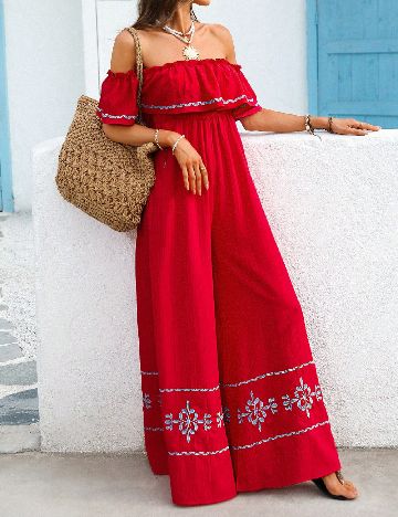 Salopeta SHEIN, rosu