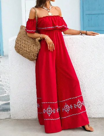 Salopeta SHEIN, rosu