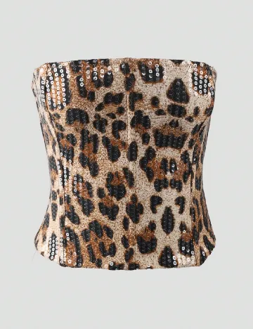 Corset SHEIN, animal print
