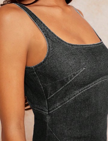 Rochie scurta Forever 21, gri inchis