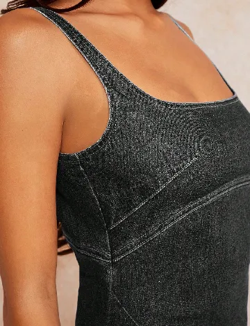 Rochie scurta Forever 21, gri inchis