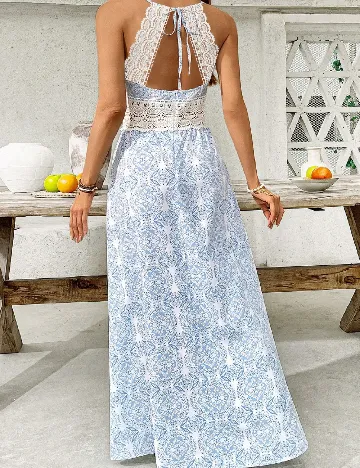 Rochie lunga SHEIN CURVE, albastru