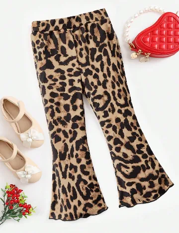Pantaloni Shein Kids, animal print