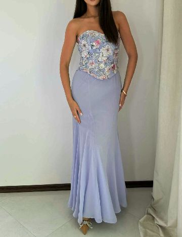 Rochie lunga OH POLLY, albastru