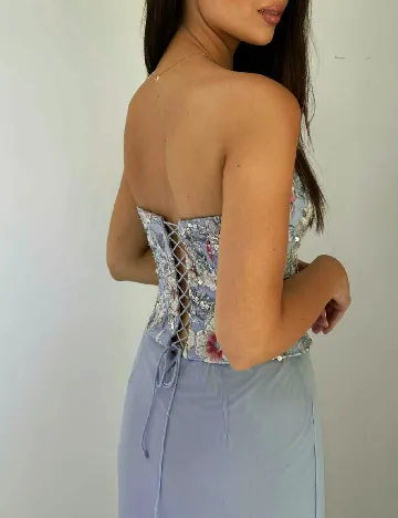 Rochie lunga OH POLLY, albastru