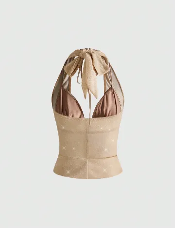 Set top si sutien Romwe, maro