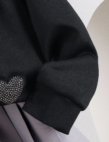 Compleu Shein Kids, negru/gri