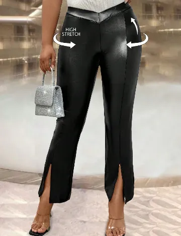 Pantaloni SHEIN CURVE, negru