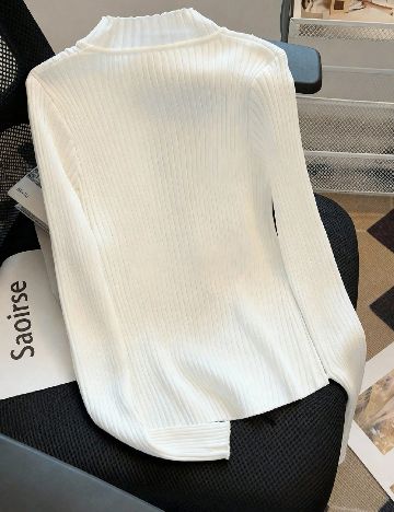 Bluza SHEIN, alb/negru